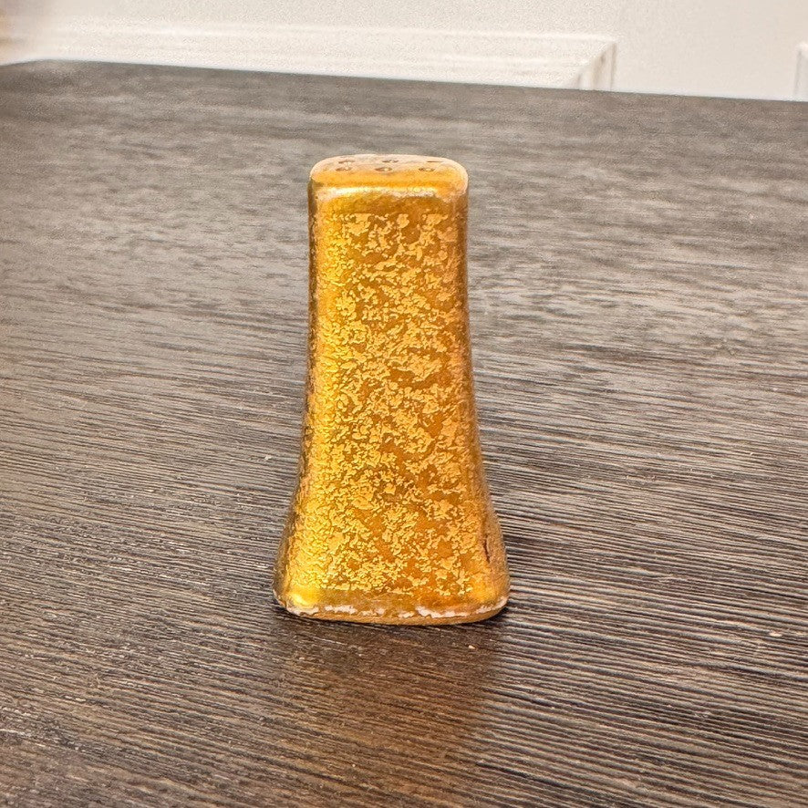 Vintage Stouffer China Gold Gilded Porcelain Salt/Pepper Shaker – Single Piece