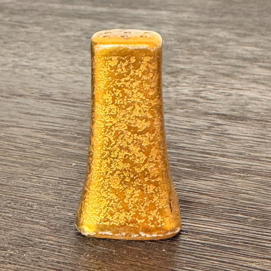 Vintage Stouffer China Gold Gilded Porcelain Salt/Pepper Shaker – Single Piece
