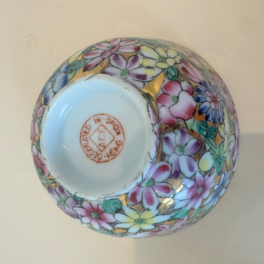 Set of 2 Vintage ACF Mille Fleurs Bowls
