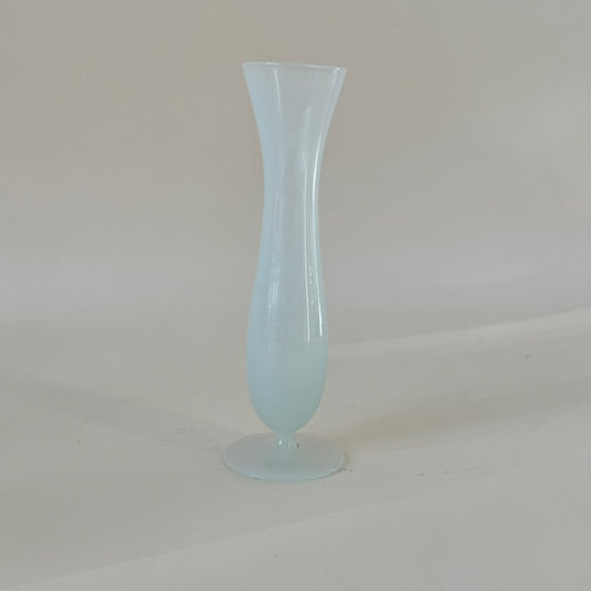 Italian Satin Glass Bud Vase