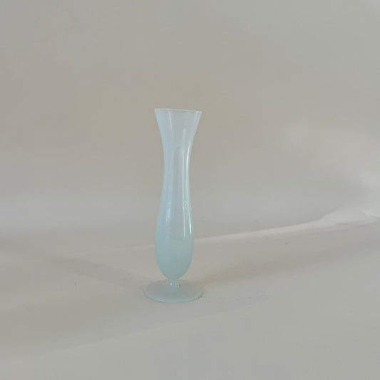 Italian Satin Glass Bud Vase